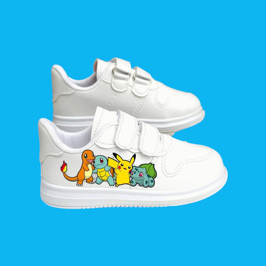 Kiddream Poke Baskılı Spor Ayakkabı Sneaker Erkek Kız Çocuk Spor Ayakkabı