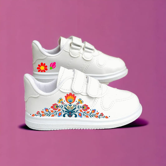 Kiddream Sweet flower Çicek baskılı Kız Çocuk Spor ayakkabı sneaker