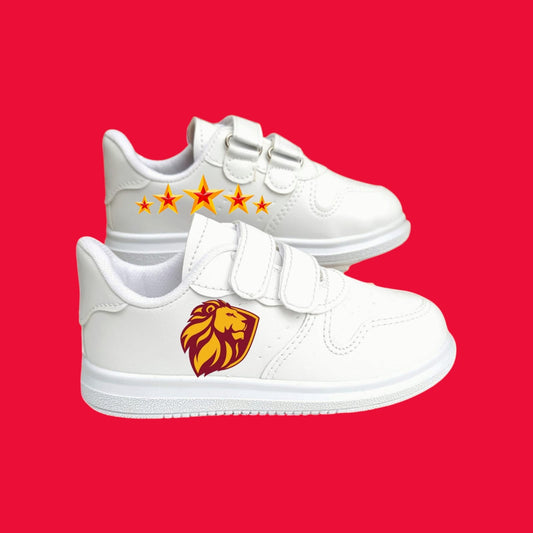 Kiddream Sarı Kırmızı Hayvan Aslan Baskılı Sneaker Erkek Çocuk Spor Ayakkabı